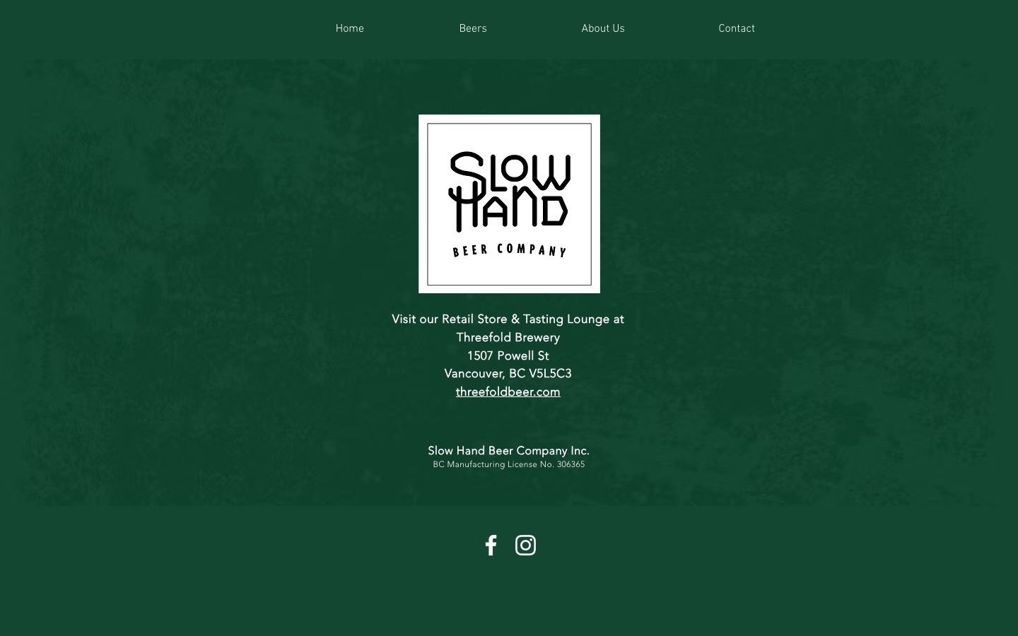 The current homepage